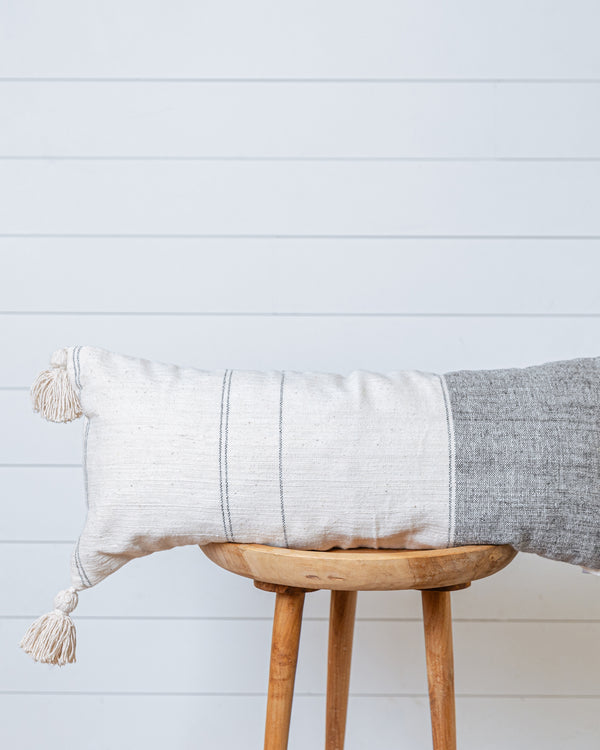 LEELA - Housse de coussin rectangulaire